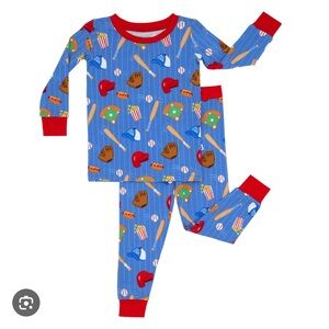 💥RARE💥 Little Sleepies Blue All Stars Two Piece Pajama Set (12-18 months)